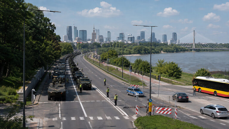 Próba defilady w Warszawie. Wisłostrada zamknięta, mosty i autobusy ze zmianami