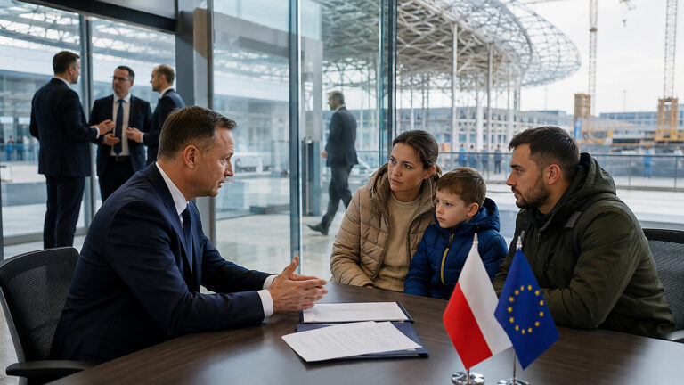 MSWiA odrzuca pomysł deportacji niepracujących Ukraińców. W tle dymisja w CPK
