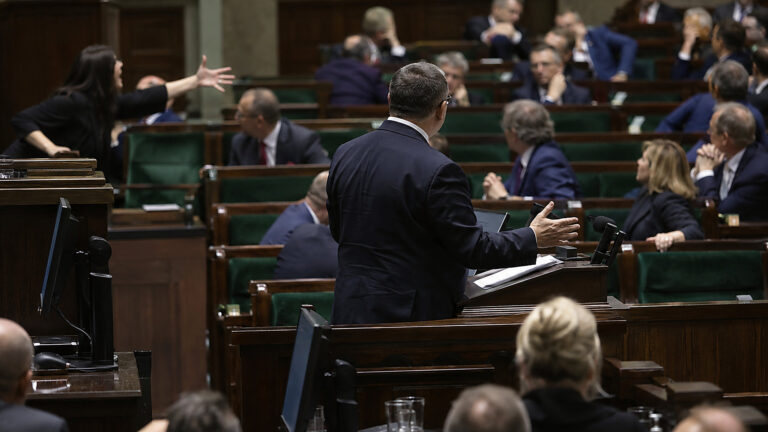 Tobiasz Bocheński przeprasza za szczekanie posłanki PiS w Sejmie
