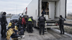 34 migrantów ukrytych w chłodni. Straż Graniczna zatrzymała transport na A2 – ilustracja