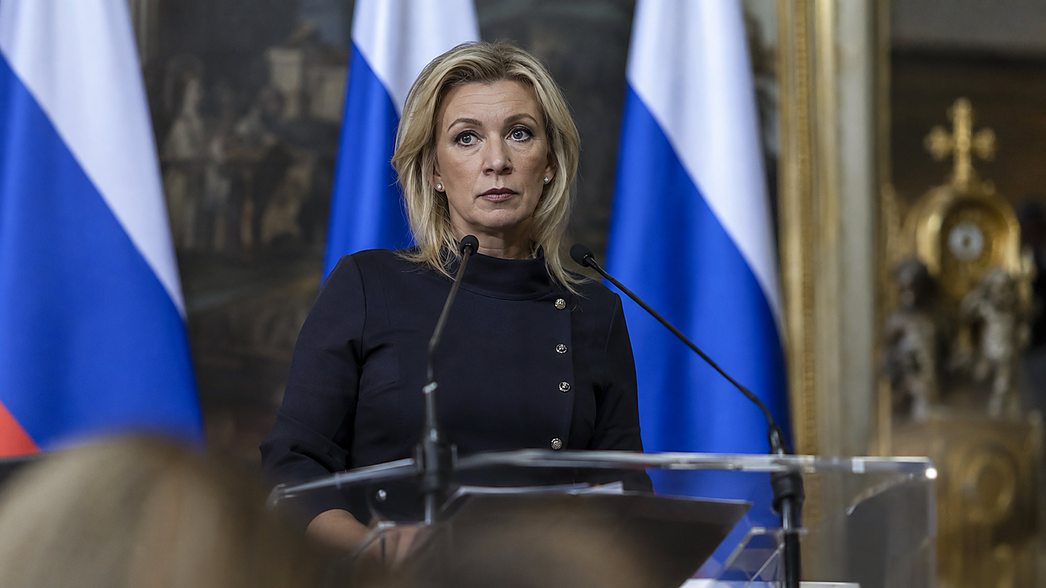 Zacharowa zasłania rosyjską wojnę „prawem boskim”. Propaganda odwraca role – ilustracja