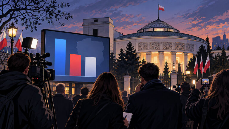 KO prowadzi z wynikiem 30,9 proc. Konfederacja jest 2 pkt proc. za PiS