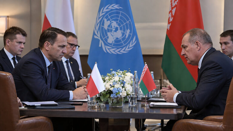 Sikorski rozmawiał z szefem MSZ Białorusi. Dialog tak, ale bez naiwności