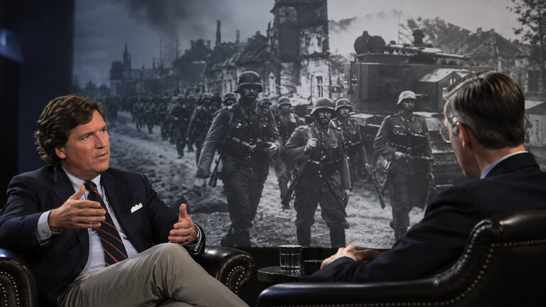 Tucker Carlson usprawiedliwia napaść Hitlera na Polskę. Historia mówi jasno